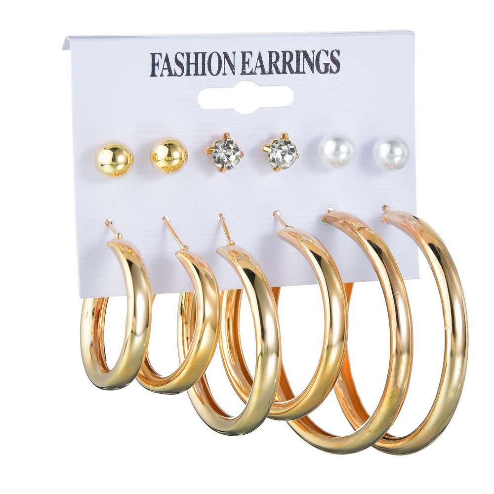Dropship 2023 Luxury Jewelry Trend Gold Color Hoop Earrings For Women  Luxury High Quality Colour Natural Zircon Wedding Party Jewelry to Sell  Online at a Lower Price | Doba