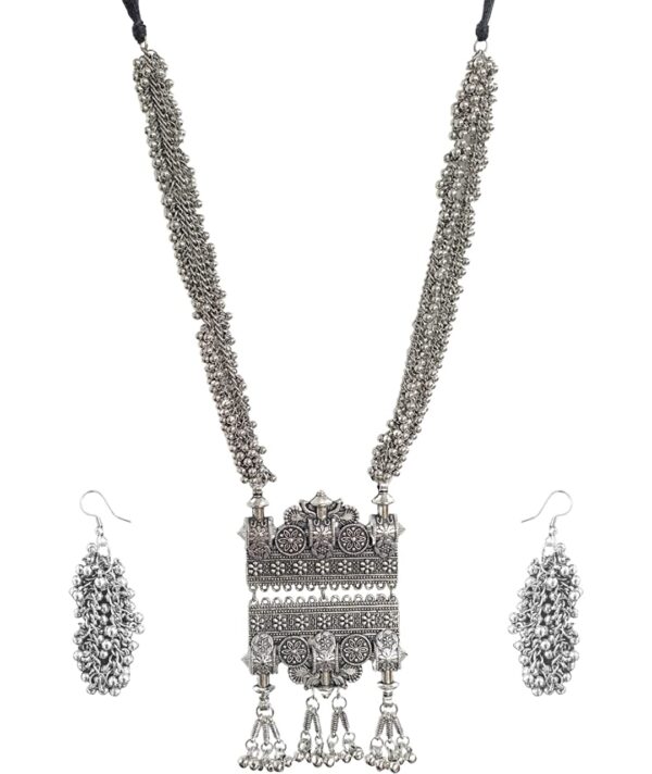 Indian Oxidized Pendant Necklace