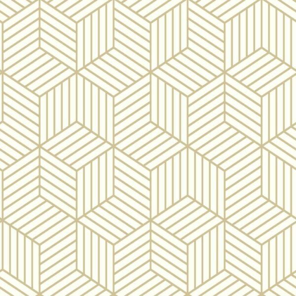 Golden Hexagon Wallpaper