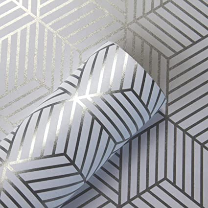 Grey Hexagon Wallpaper