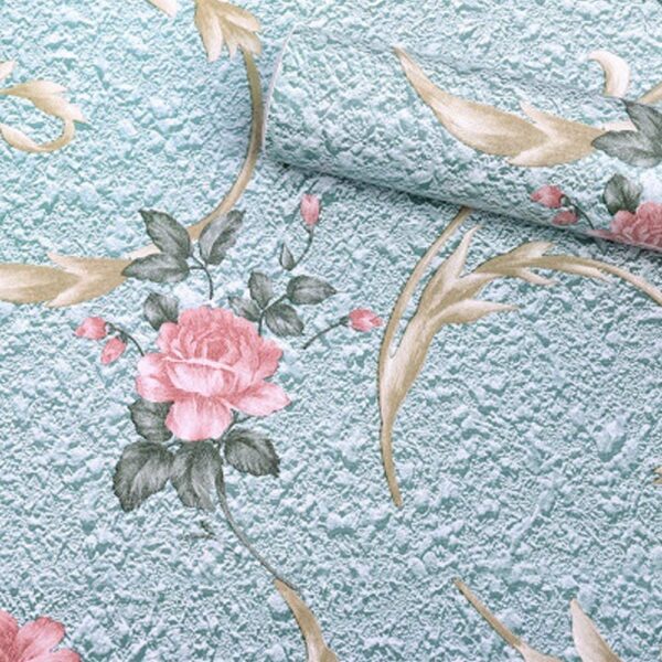 Grey Flower Wallpaper-1