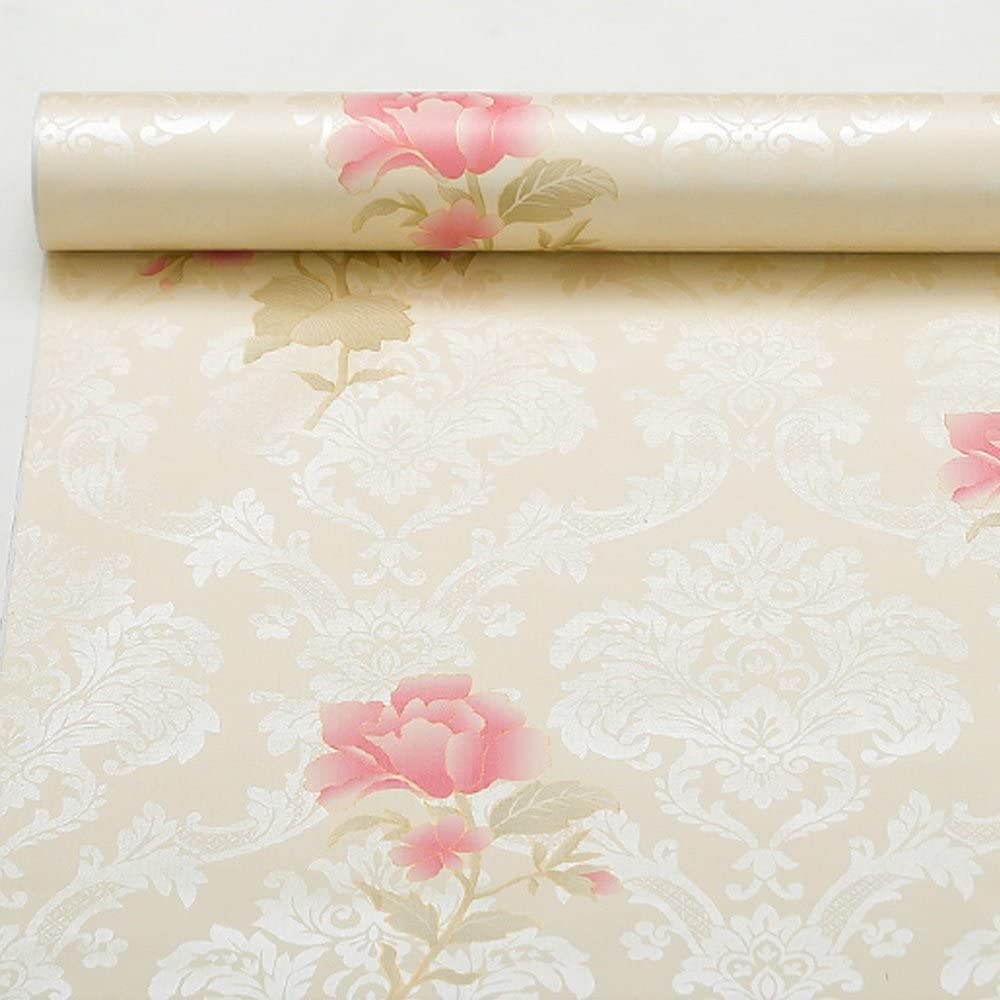 Beige Flowers Wallpaper buy at the best price with delivery  uniqstiq