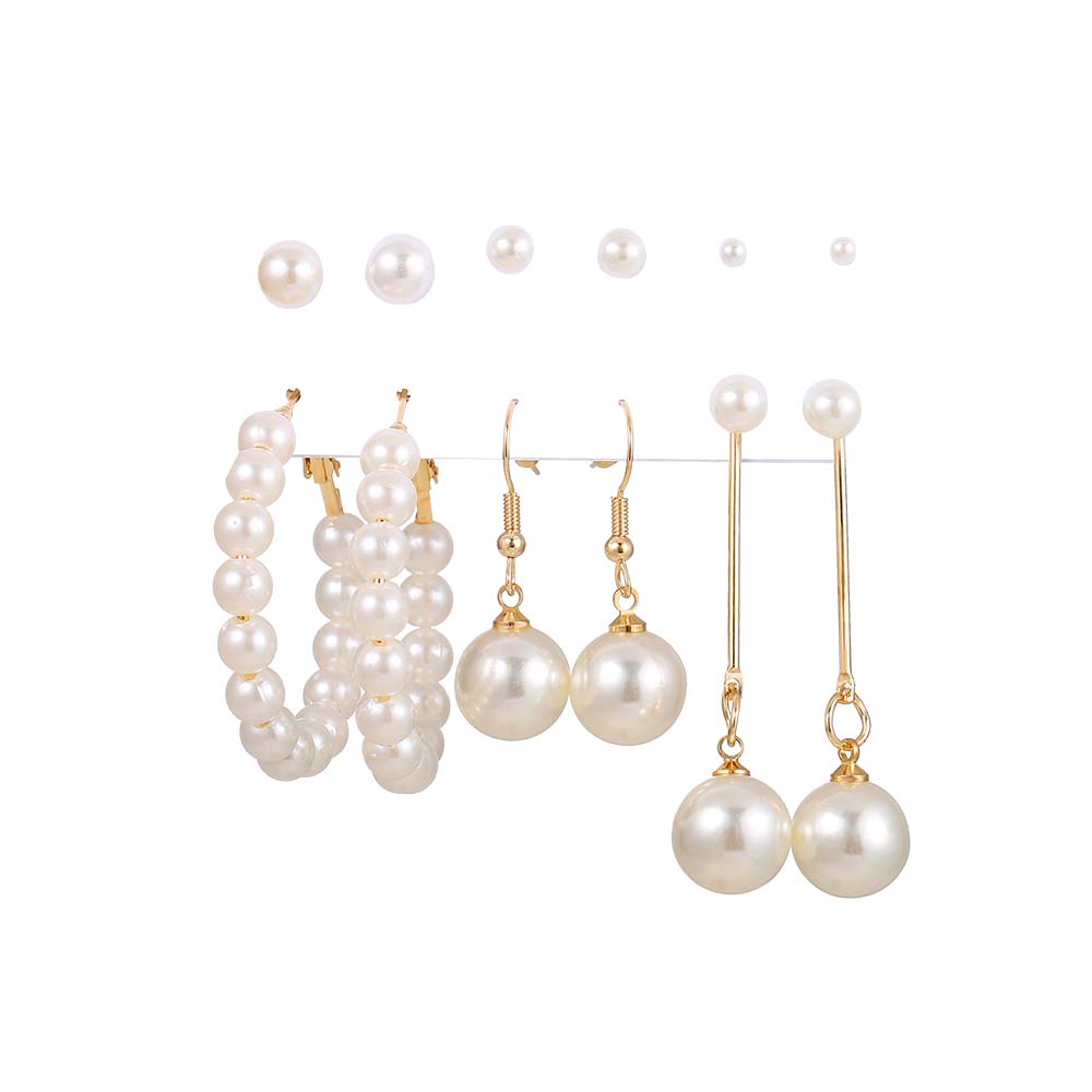 Mini Stone Stud - Pearl White Pearl Stud Earrings - Ulla Johnson