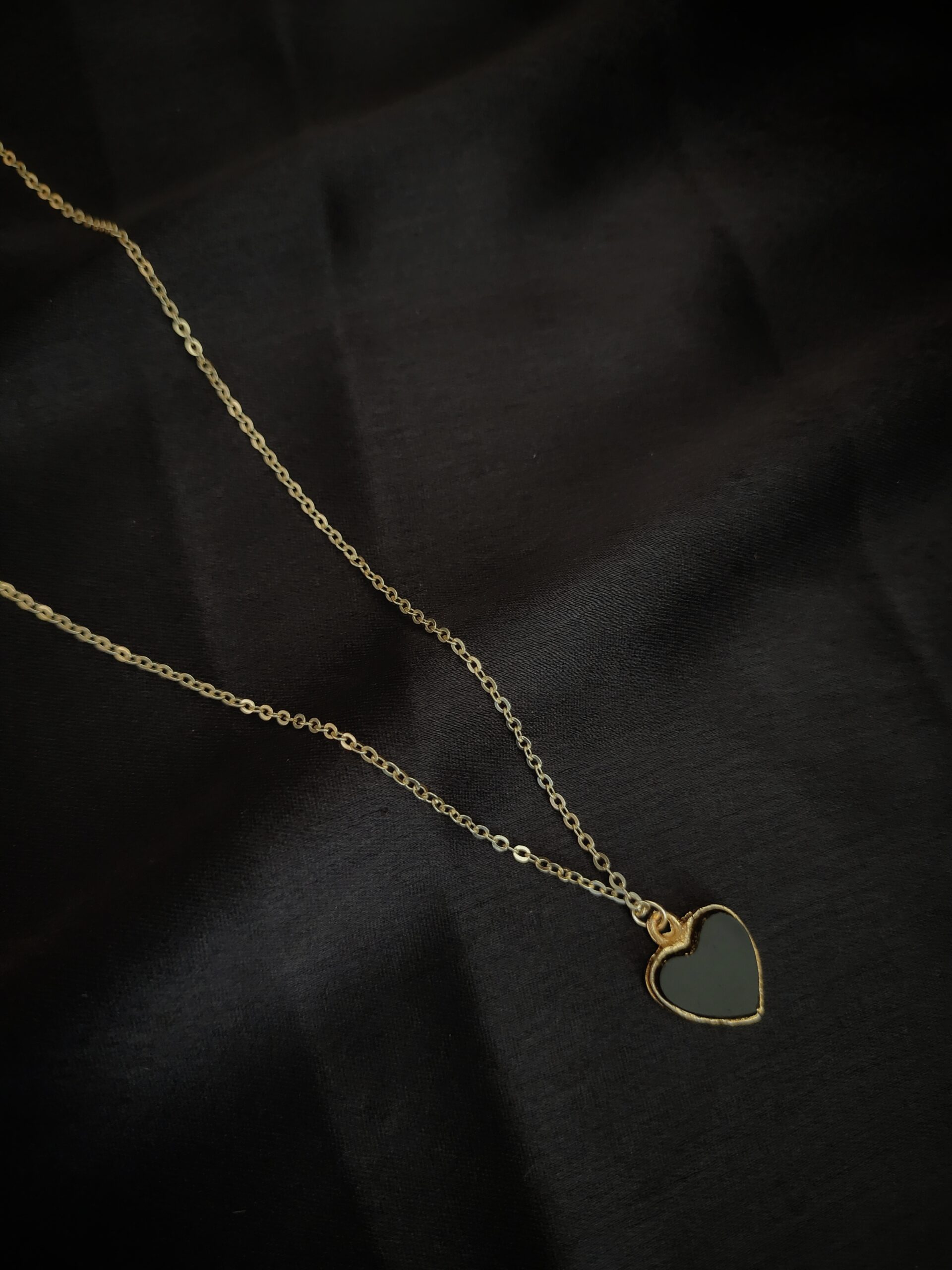 Destiny Jewels Women's Black Gothic Vintage Choker Lace Necklace With Heart Pendant  Necklace For Women &
