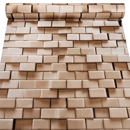 3D Golden Brick Wallpaper