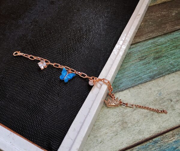 RS-Blue Butterfly Bracelet