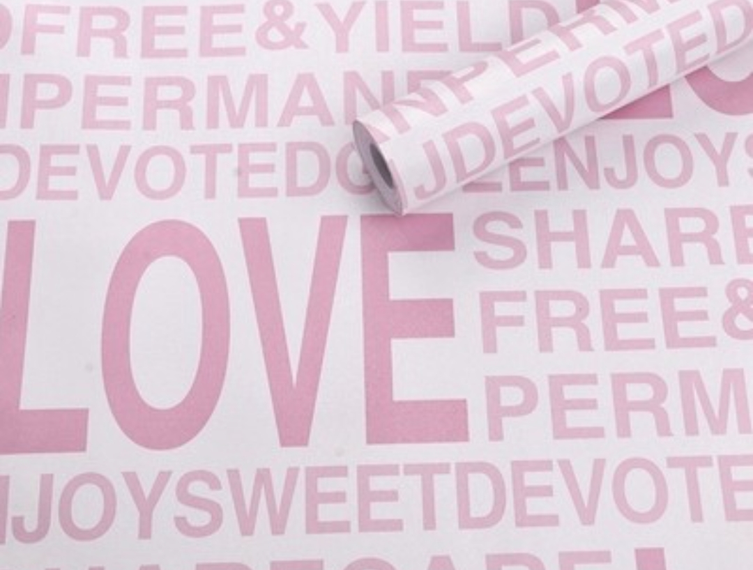 3D Love Text Wallpaper