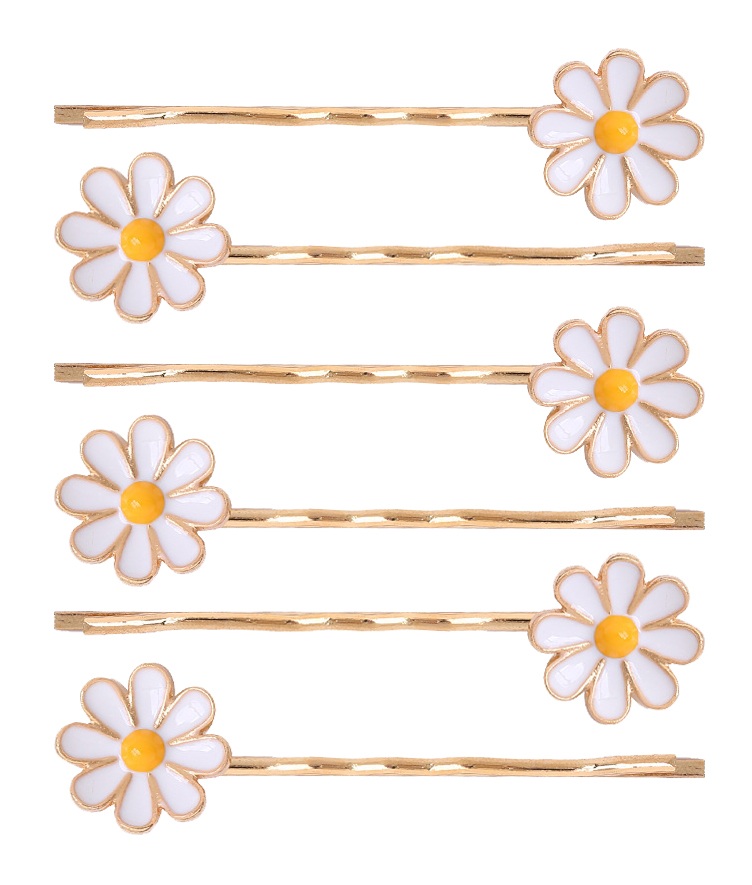 Daisy hair clip