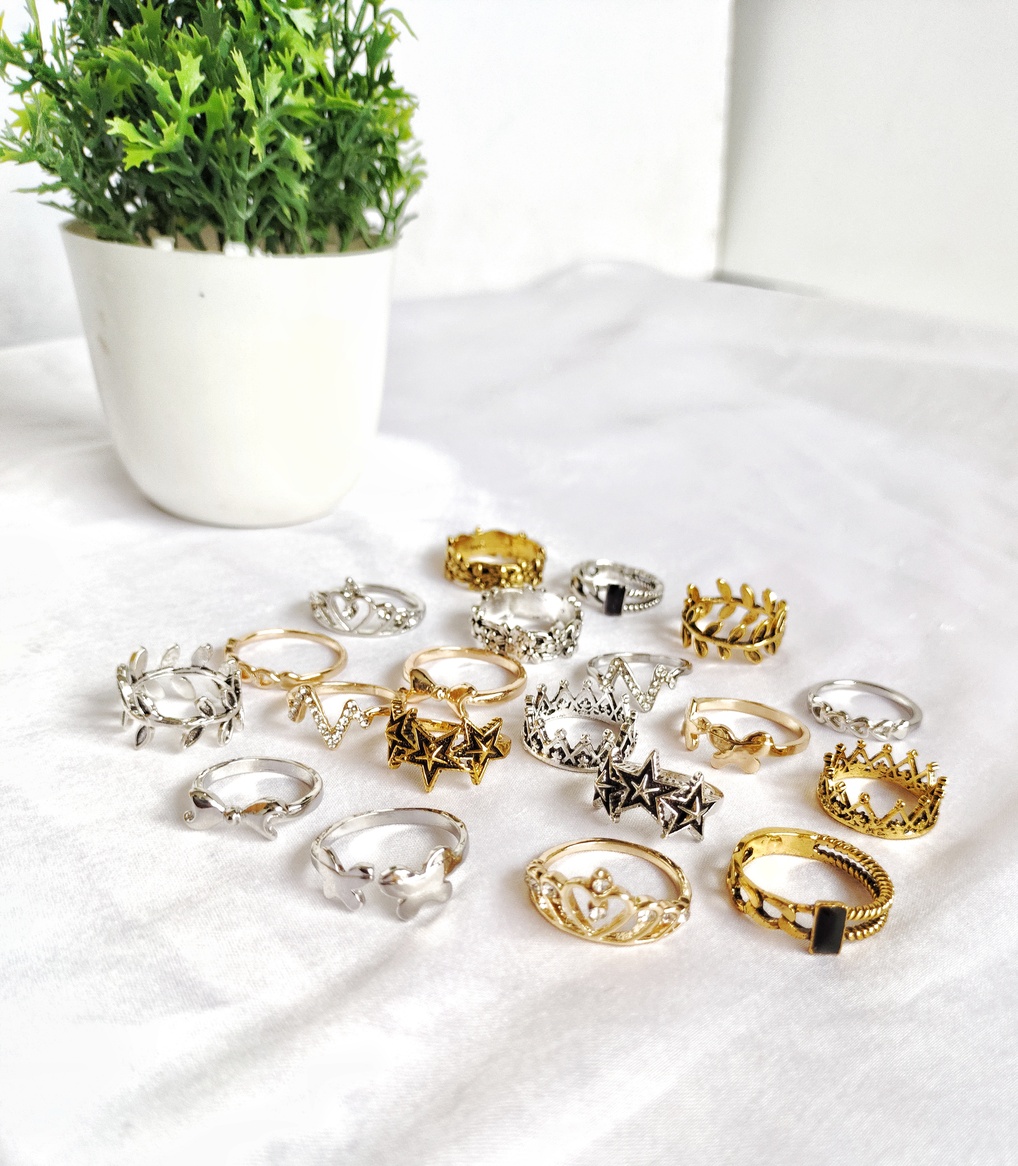 10 Pcs/set Bohemian Vintage Crystal Women's Ring Geometry Midi Kunckle  Finger Jewelry Deep Bule Stone Phalanx Rings New 2021 - Rings - AliExpress